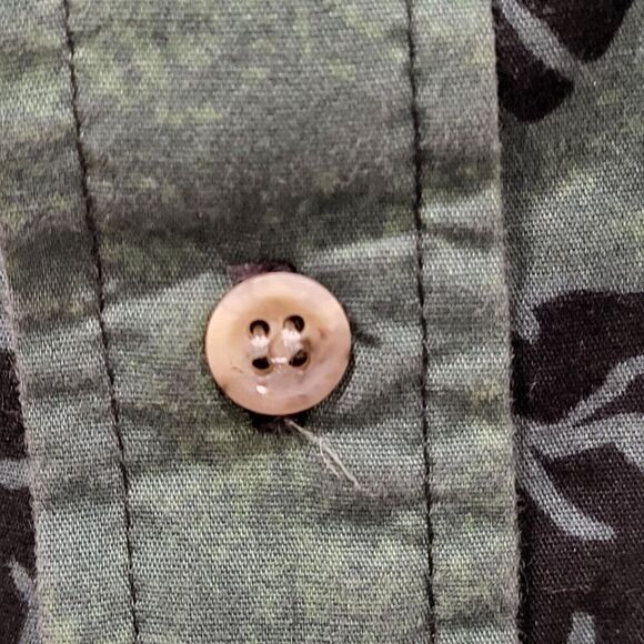 Vintage Island Traditions Men's Large Green Pullover Shirt Hawaii USA Made - Picture 9 of 16